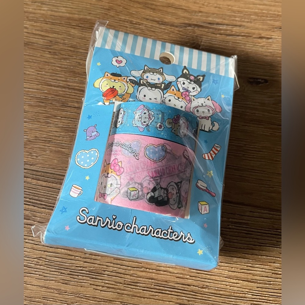 SANRIO-Imported (NWT) Multi-Character Washi Tape Set